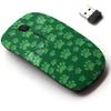 2.4G Wireless Mouse with Cute Pattern Design for All Laptops and Desktops with Nano Receiver - cat Dog paw Pattern view 1