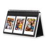 Mini Photo Album for Fujifilm Instax Mini Camera, 96 Pockets Photo Album for Polaroid, Leather Desktop Display Album for Instax Mini 12 11 9 40 8 7 Evo LiPlay Instant Camera, 2x3 Photo Album, White view 1