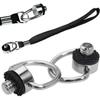 LRONG 2PCS 1/4 inch D Ring Screw Hinged Holder Camera Fixing Screw hread for Tripod DSLR Cameras view 3