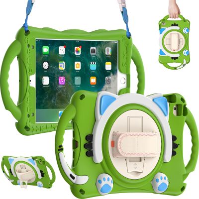 LEHEE Case for iPad Mini 5/4/3/2/1, Rotate Shockproof Stand Kids Friendly Heavy Duty Protective Case for iPad Mini, Mini 5 (2019), Mini 4, iPad Mini 3rd Generation, Mini 2, Green