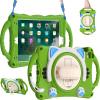 LEHEE Case for iPad Mini 5/4/3/2/1, Rotate Shockproof Stand Kids Friendly Heavy Duty Protective Case for iPad Mini, Mini 5 (2019), Mini 4, iPad Mini 3rd Generation, Mini 2, Green view 1