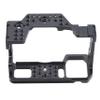 FocusFoto Camera Cage Video Filmmaking Stabilizer Rig Aluminium Alloy Extension Frame with Cold Shoe and 1/4" 3/8" Screw Mouting for Sony A9/ A7RIII/ A7III/ A7RM3/ A7M3/ A7R3 Camera view 3