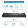 4K HDMI Splitter 1 in 8 Out + Cable, Yinker 8 Way HDMI Splitter 1x8 4Kx2K@30Hz W/AC Adapter, Mirror Duplicate for PS4 Fire Stick HDTV view 2