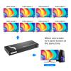 4K HDMI Splitter 1 in 8 Out + Cable, Yinker 8 Way HDMI Splitter 1x8 4Kx2K@30Hz W/AC Adapter, Mirror Duplicate for PS4 Fire Stick HDTV view 3