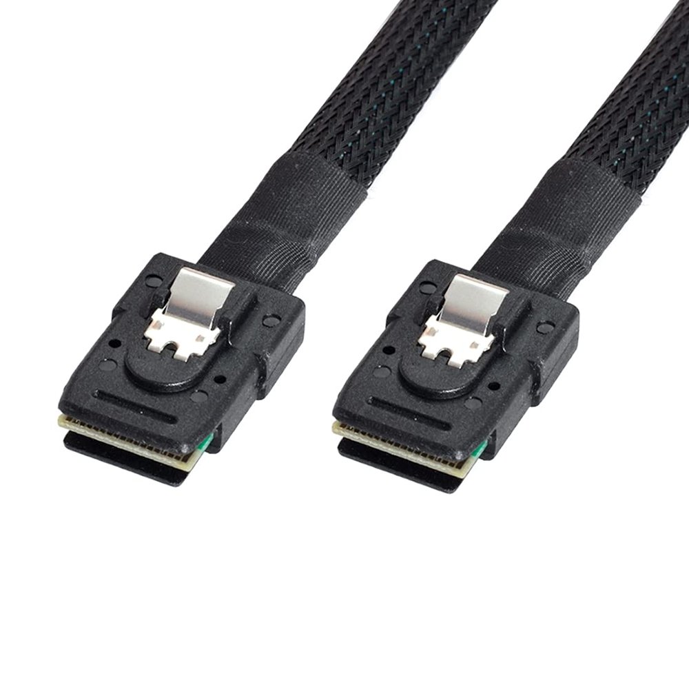 chenyang SFF-8087 Mini SAS 36Pin Male to Mini SAS 36Pin SFF-8087 Male Server Hard Disk Raid Data Internal Cable 70cm