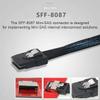 chenyang SFF-8087 Mini SAS 36Pin Male to Mini SAS 36Pin SFF-8087 Male Server Hard Disk Raid Data Internal Cable 70cm view 2