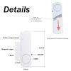 4 Pack Door Window Alarm, Magnetic Burglar Alert Sensor, Loud Door Alarms for Kids Safety, DIY for Home Security, Office Protection,Shopping Store AAA Battery view 2