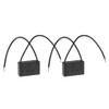 uxcell Ceiling Fan Capacitor CBB61 1.5uF 250V AC 2 Wires Metallized Polypropylene Film Capacitor 37x24x13mm for Electric Fan Pump Motor Generator 2Pcs view 1