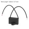uxcell Ceiling Fan Capacitor CBB61 1.5uF 250V AC 2 Wires Metallized Polypropylene Film Capacitor 37x24x13mm for Electric Fan Pump Motor Generator 2Pcs view 3