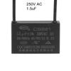 uxcell Ceiling Fan Capacitor CBB61 1.5uF 250V AC 2 Wires Metallized Polypropylene Film Capacitor 37x24x13mm for Electric Fan Pump Motor Generator 2Pcs view 4