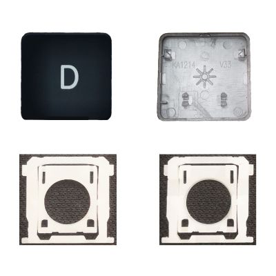 Bfenown Replacement Individual AP11 Type D Key Cap and Hinge for MacBook Pro Model A1425 A1502 A1398 for MacBook Air Model A1369 A1466 A1370 A1465 Keyboard to Replace Type DKey Cap and Hinge