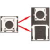 Bfenown Replacement Individual AP11 Type D Key Cap and Hinge for MacBook Pro Model A1425 A1502 A1398 for MacBook Air Model A1369 A1466 A1370 A1465 Keyboard to Replace Type DKey Cap and Hinge view 3