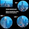 YSCO Monocular Telescope for Smartphone, Monoculars for Adults High Powered with Night Vision, Zoomable Handheld Monoscope Binoculars for Stargazing with Phone Holder and Tripod view 4