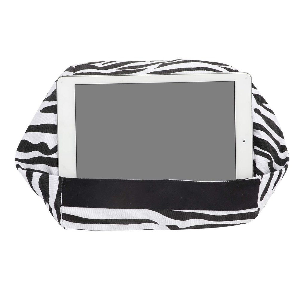 Alvinlite Tablet Pillow,Portable Tablet Cushion Printed Canvas Reading Bracket for Smartphone Books(#2)
