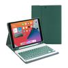 ZGSENLAN Keyboard case for iPad Pro11 inch4th/ 3rd /2nd/ 1st Generation Bluetooth Keyboard Detachable Slim Folio Leather case with Pencil Holder Color keycapDark Green view 1
