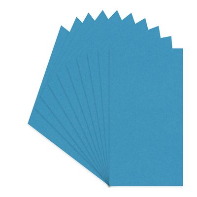 CountryArtHouse Bay Blue Acid Free 11x14 Backing Board - Uncut Photo Mat Board - 50 Sheets