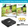 4K@60hz MP4 Media Player Support 8TB HDD/ 256G USB Drive/SD Card with HDMI/AV Out for HDTV/PPT MKV AVI MP4 H.265-Support Advertising Subtitles/Timing, Networkable, Mouse&Keyboard Control view 3