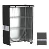 Wire Shelf Cover 60x24x72 Heavy Duty 600D Waterproof Dustproof Zipper Cover view 1