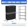 Wire Shelf Cover 60x24x72 Heavy Duty 600D Waterproof Dustproof Zipper Cover view 2