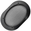 2 Pcs for 4x6 Inch Speaker Conversion Grill Cover Car Audio Decorative Circle Metal Mesh Grille Protection Net Black 187x122mm/7.36x4.80in view 4
