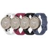 Compatible with Garmin Lily Bands for Women Men, Feminine Sport Silicone Replacement Bands Wristbands Bracelet Accessory Watch Straps for Garmin Lily Womens Smartwatch (4pcs-5) view 1