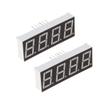 Bettomshin 5Pcs LED Digital Tube Common Anode 12 Pin 3 Bit 1.48 x 0.75 x 0.31inch(LxWxH) 0.56" Blue Display Digital Tube 5631B view 1