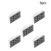 Bettomshin 5Pcs LED Digital Tube Common Anode 12 Pin 3 Bit 1.48 x 0.75 x 0.31inch(LxWxH) 0.56" Blue Display Digital Tube 5631B view 2