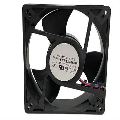 EFB1324SHE 24V 127mm 33W Fan,1.38A 12712738MM 12738 3-Wire Large air Volume axial Flow Inverter Fan