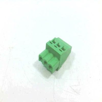 ALTECH CORP SVP03-5,08 Green, 300V, 5.08MM, 3 Pole, 12A, 30-14AWG, VERT., PCB Plug
