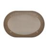 2 Pcs for 4x6 Inch Speaker Conversion Grill Cover Car Audio Decorative Circle Metal Mesh Grille Protection Net Beige 187x122mm/7.36x4.80in view 3