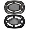 2 Pcs for 4x6 Inch Speaker Conversion Grill Cover High Grade Car Audio Decorative Circle Metal Mesh Grille Protection Net 179x122mm/7.05x4.80in view 1