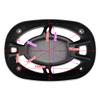 2 Pcs for 4x6 Inch Speaker Conversion Grill Cover High Grade Car Audio Decorative Circle Metal Mesh Grille Protection Net 179x122mm/7.05x4.80in view 2