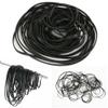 50PCS 40135MM Mixed Flat Cassette Tape Machine Recorder Rubber Belt for Repair Walkman CD DVD Drives 2mm Width Black view 1