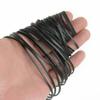 50PCS 40135MM Mixed Flat Cassette Tape Machine Recorder Rubber Belt for Repair Walkman CD DVD Drives 2mm Width Black view 2