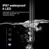 BaiTTang Digital Industrial Endoscope - 4.3Inch IPS Big Screen & 8mm Dual Lens Snake Camera, Detachable Lens Cable and Bracket Design, 32 GB TF Card, 32.8FT Semi-Rigid Cable (Color : Single Lens) view 3