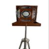 Antique Wooden Old Cameras with Tripod Stand Home/Office/Livingroom Decorative Camera On Stand view 4