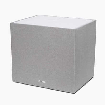 Andover Audio SpinSub Subwoofer - Class D Amplifier, Matched Pair of 6.5-Inch Drive Units, Perfect for Home Theater, Spinbase Systems, Hi-Fi Sound, and Powerful Bass Performance - White