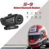 SCSETC S-9 Motorcycle Helmet Bluetooth Headset - 2000m, 6-Rider Intercom - Bluetooth Helmet Headset with CVC Noise Cancellation, Handsfree/Voice Control/HD Music - 2 Pack view 2