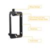 20 Pack Single Gang Low Voltage Mounting Bracket, Flush Mounting Wall Plate, Pass Through Wall Plates for Networking, HDMI, Coaxial Cables, Speaker Wires-Black view 4