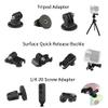 EZESO Essential Skincare Universal Action Camera Accessory Grab Bag with 20 Mounts, J Hook Buckle, Adhesive Sports Camera Accessory Bundle view 3