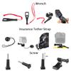 EZESO Essential Skincare Universal Action Camera Accessory Grab Bag with 20 Mounts, J Hook Buckle, Adhesive Sports Camera Accessory Bundle view 4