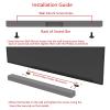 JINGer Sound Bar Wall Mount Brackets for VIZIO Sound BarSoundbar Mounting Bracket for VIZIO SoundBar SB3851C0SB3630E6SB3621nF8MSB4551D5 Speaker with Wall Mount Screws Black view 3