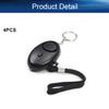 Bettomshin Safe Sound Personal Alarm, 4Pcs 120DB Personal Security Alarm Keychain with LED Light, Emergency Self-Defense Security Alarm for Women Men Children Elderly, Black view 4
