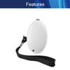 Bettomshin Safe Sound Personal Alarm, 2Pcs 120DB Personal Security Alarm Keychain with LED Light, Emergency Self-Defense Security Alarm for Women Men Children Elderly, White view 3