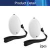 Bettomshin Safe Sound Personal Alarm, 2Pcs 120DB Personal Security Alarm Keychain with LED Light, Emergency Self-Defense Security Alarm for Women Men Children Elderly, White view 4