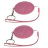 Bettomshin Safe Sound Personal Alarm, 2Pcs 120DB Personal Security Alarm Keychain, Emergency Self-Defense Security Alarm for Women Men Children Elderly, Pink view 1