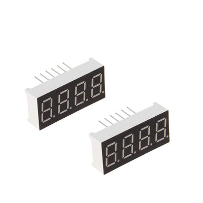 Bettomshin 2Pcs LED Digital Dispaly Common Cathode 12 Pin 4 Bit 1.18 x 0.55 x 0.28 inch (LxWxH) 0.36" Red Display Digital 3461AS