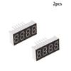 Bettomshin 2Pcs LED Digital Dispaly Common Cathode 12 Pin 4 Bit 1.18 x 0.55 x 0.28 inch (LxWxH) 0.36" Red Display Digital 3461AS view 2