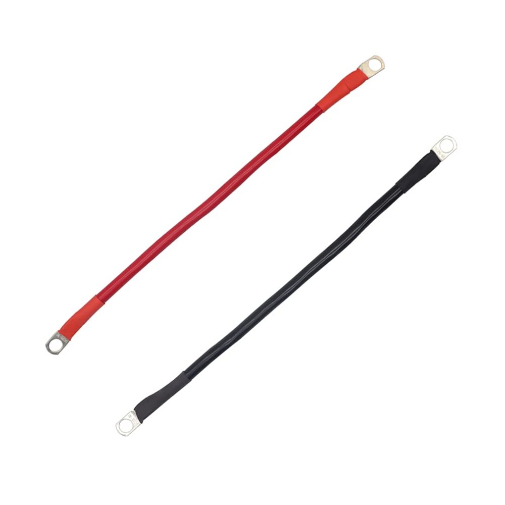 Wakauto 2pcs Battery Cable Eyelets Power Cable for Vehicles Rvs Excellent Conductivity and Flexibility Performance