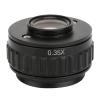 EVTSCAN Microscope Adapter, 0.35X CTV Microscope Lens Camera Interface Adapters for Trinocular Stereo Microscope view 3